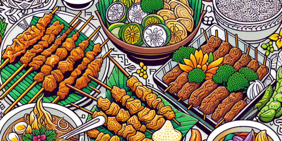 Mewarnai Gambar Makanan Tradisional Indonesia: Menggali Kreativitas dan