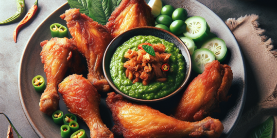 Resep Sambal Ijo Ayam Geprek yang Menggugah Selera